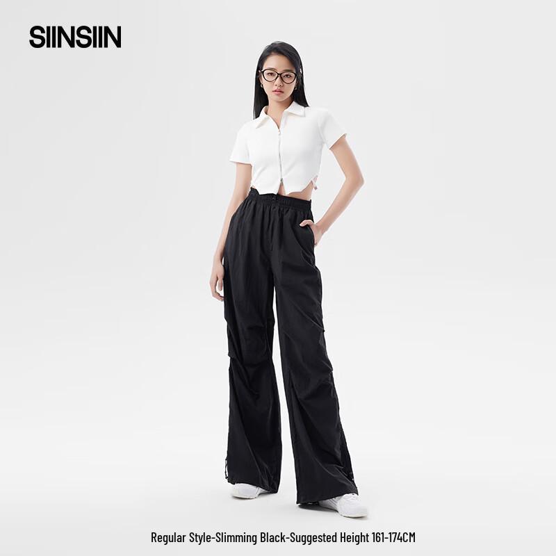 SIINSIIN Women's Loose Quick-Dry Cargo Parachute Pants