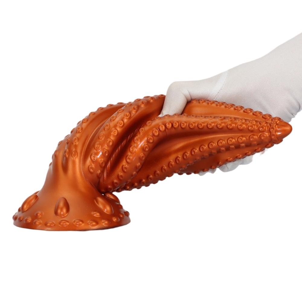 Tappo Anale Tentacolo - Giocattolo Anale Indossabile in Silicone, Giocattolo per Adulti SM con Texture Realistiche, Giocattoli Anali per Principianti