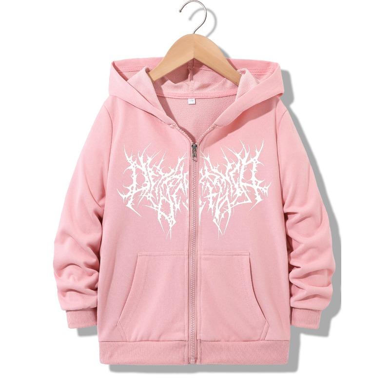 Streetwear Fashionable Zipper Hoodie Casual HIP HOP Hoodies Jackets Boys Girls Y2k Zip Up Sweatshirt Spring Autumn