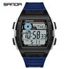 Sanda 2225 Luxury Men's Digital Watch Multi Functional Night Light Calendar Stopwatch Fashion Men's Sports Watch Reloj Hombre