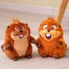 The Latest Super Cute Beaver Meibao Doll Kawaii Stuffed Plush Toy Figurine Cartoon Anime Cute Children's Birthday Gift Doll