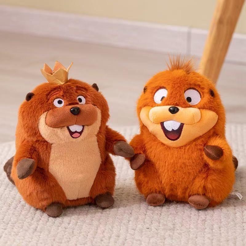 The Latest Super Cute Beaver Meibao Doll Kawaii Stuffed Plush Toy Figurine Cartoon Anime Cute Children's Birthday Gift Doll