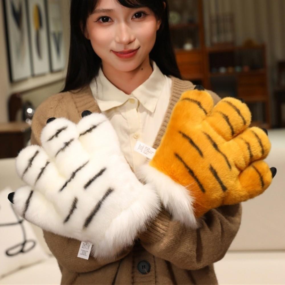 Simulated Animal Paw Plush Gloves Stuffed Toys Bear Paw Plush Gloves Photography Studio