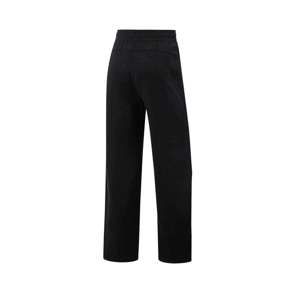 Li Ning Fitness Series Solid Color Soft Simple Versatile Casual Pants Women bottoms AKLW052-1
