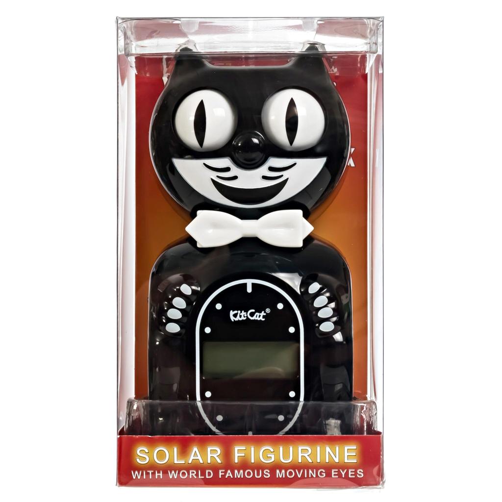 Kit Cat Klock Horloge Chat Kit Cat, Horloge Numérique Chat Mignon, Noir