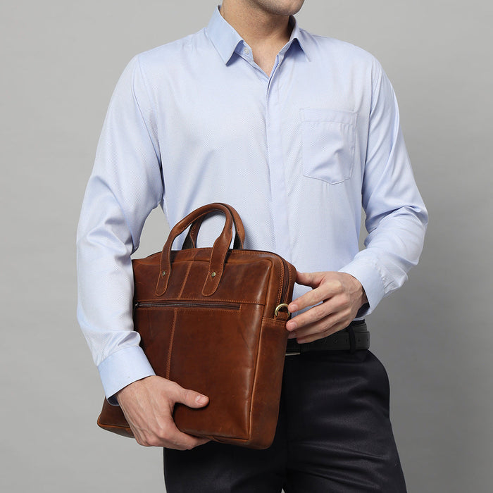 MaheTri Denver Slim Laptoptasche für Männer & Frauen