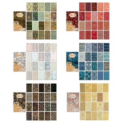 Vintage Scrapbooking Papers Kit Scrapbooking Sticker for Kid Student DIY Scrapbook Album Diary Invitation Photo Wall Art