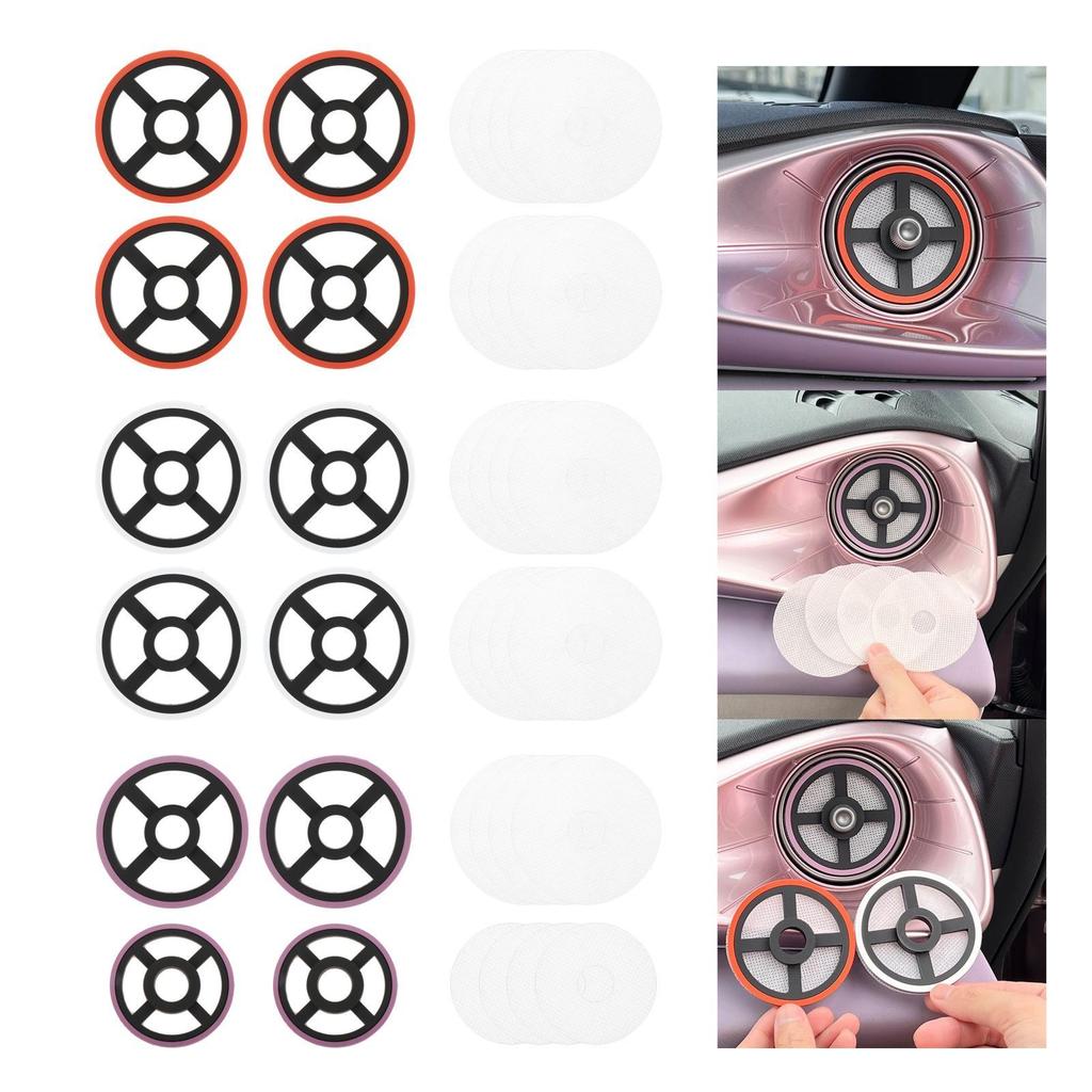 4 Pieces Air Outlet with Replaces Easy to Install Car Accessories Decoration for Dolphin