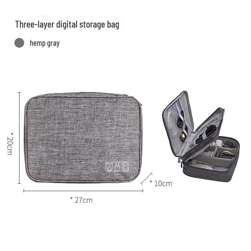 Portable Large Capacity Waterproof Multi-Functional Storage Bag for Electronics & Makeup
