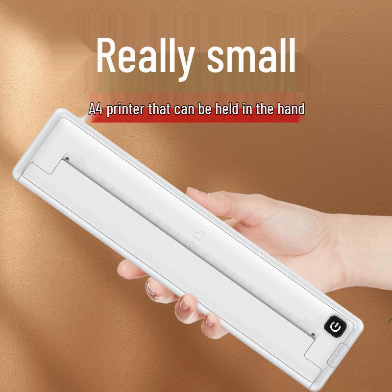 Bluetooth Wireless A4 Portable Inkless Thermal Printer for Home and Office Use