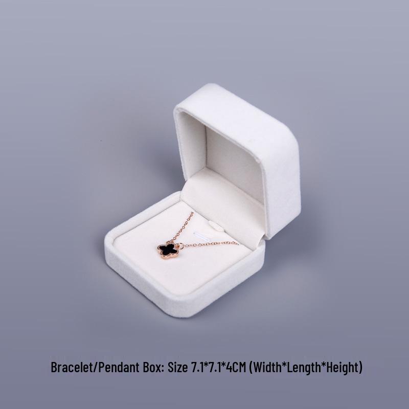 Higu Jewelry Gift Set: One-Piece Box with Silver Polishing Cloth, Earrings, Necklace & Ring Compartments, Alcohol Wipes, Ear Plugs, and Mirror.