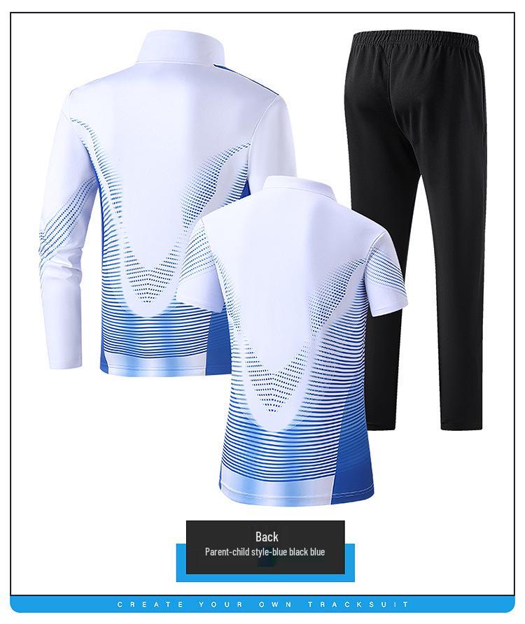 Unisex Chinese Team Tracksuit: Three-Piece Sports and Training Set for Students and Teams