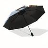 Bambi, Thumper Automatic Opening and Closing Umbrella - 8 Ribs Portable Folding Umbrella with Plastic Handle, Suitable for Leisure and Hallo