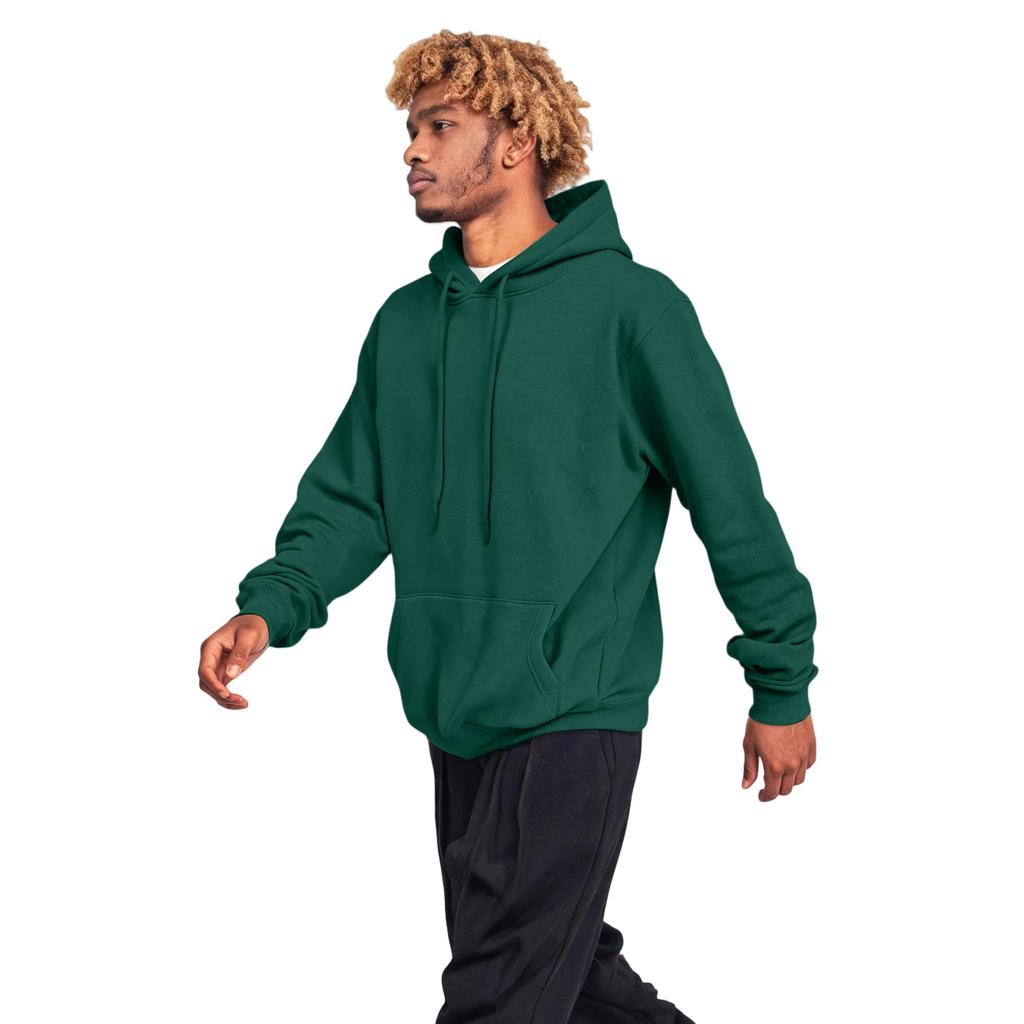 Men's Casual Hooded Hoodie with Large Front Pocket Long Sleeve Color