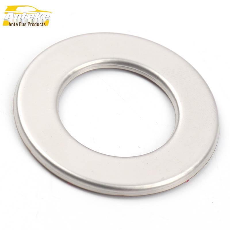 Cavalier Trunk Switch Luminous Ring & Stainless Steel Tailgate Button Decor Sticker