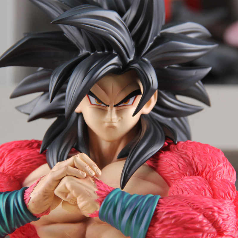 55cm 2%&Jt Studio Dragon Ball Anime Figures Ssj4 Son Goku Figures Super Saiyan 4 Goku Pvc Statue Collection Model Toys Gifts