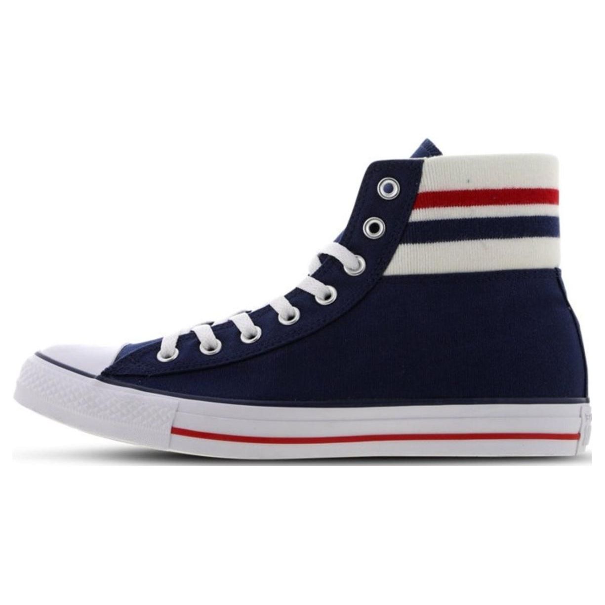 

Converse Chuck Taylor High Удобные Универсальные Прочные Легкие Высокие Кеды из Канваса Унисекс Синие 164680C 38