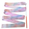 Shiny Dance Ribbons Sparkly Twirling Rod Decorative Rhythmic Gymnastics Ribbon  Class Talent Shows