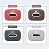 Car Tissue Box Quality Leather Auto Paper Towel Storage Bag For Honda Civic Fit Jazz Accord Pilot CRV Odyssey Passport City HRV