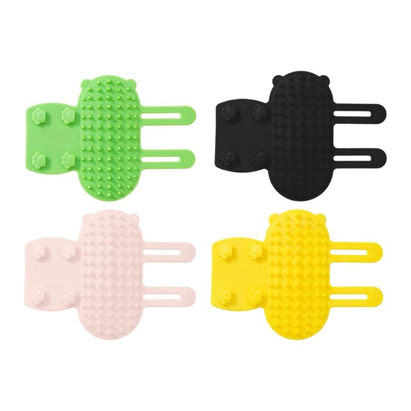 

4Pcs Cats Scratcher Pad Corner Groomer Brush For Automatic Hair Removal And Interaction Entertainment For Indoor Cats 1