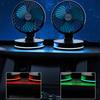 Electric Fan USB/Cigarette Lighter Plug Cooling Fan Foldable Air Circulator Fan for Car SUV Home 4 Gear Car Fan