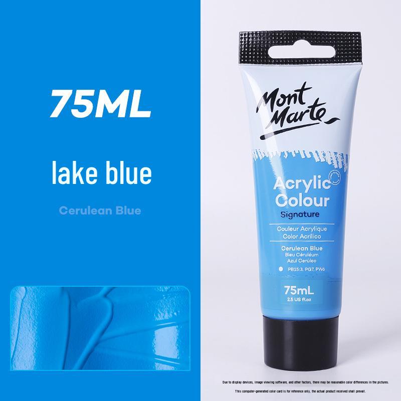 Montmartre 75ml Waterproof Non-Fading Acrylic Paint Set: Perfect for Children’s Textiles and Art Projects, Sunscreen Formula