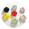 Creative Mini Ceramic Storage Jar Portable Travel Tea Can Crafts Household Food Candy Storage Jar Home Decoration Furnishings