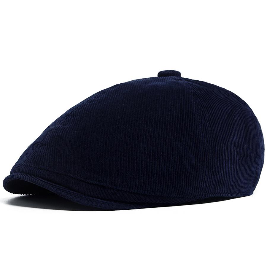 Fashion Corduroy Hat Beret Spring Autumn Warm Men Women's Flat Cap Vintage Casual Newsboy Baseball Caps Soft Retro Hats Unisex