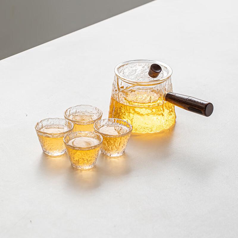 Japanese Glass Teapot Set with Tea Warmer