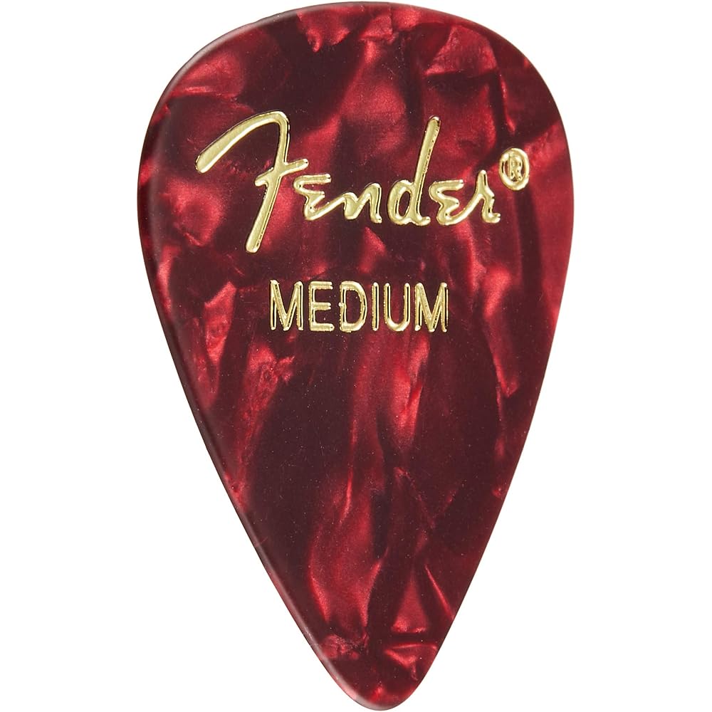 Fender Picks 351 SHAPE PREMIUM PICKS MEDIUM, RED MOTO (12PACK)