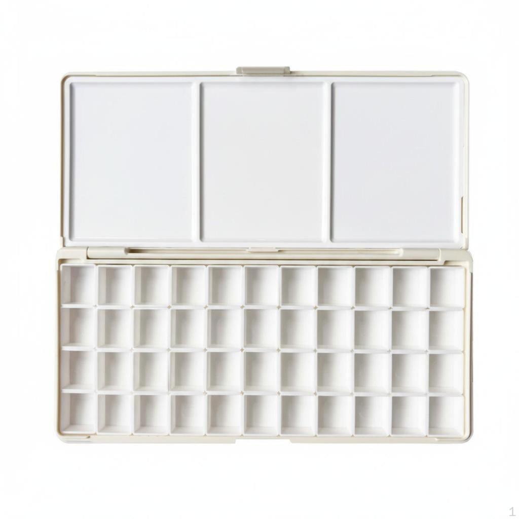 Empty Watercolor Palette Multiple Grid Options Artist's Travel Kit Compact Size Paint Pan