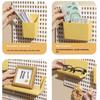 Hole Board Dormitory Wall Shelf Free Punching Adhesive Study Wall Mount Students Study Wall Mounted Storage Rack Home Decoration