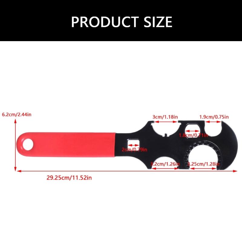 Sturdy Carbon Steel Adjustable Wrench for Home Use Automotive Repairs and Functional Nut and Bolt Adjustments