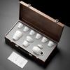 Jialang Light Luxury Mutton Fat Jade Porcelain Gongfu Tea Set