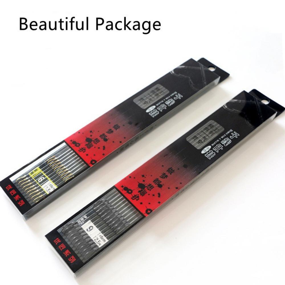 New 20 Hook /10 Pair Of New Fine Packaging Fishing Tackle Fishing Line Double Hook Manual Double Hook Fishing Hook Bait B