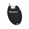 Master Lock 4603JADBLK Retractable Bicycle Lock with Combination 2mm Cable Cable (Master Lock) Black, Setting, Thickness, 0.61m Length, Anti-Theft
