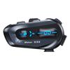 600M Intercom Bluetooth 5.3 EDR Helmet Headset with Music Sharing Motorcycle Wireless Earphone Hands-free Call Anti-interference Headphone for 6 Rider