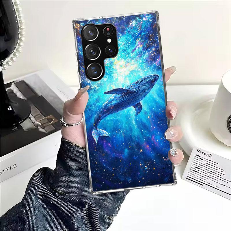 Humpback Whale Sea Giant For Samsung Galaxy Note 20 Ultra 9 8 10 Pro Phone Case S10E S10 Lite S9 Plus S8 + S7 Edge A6 A7 A8 J4 J
