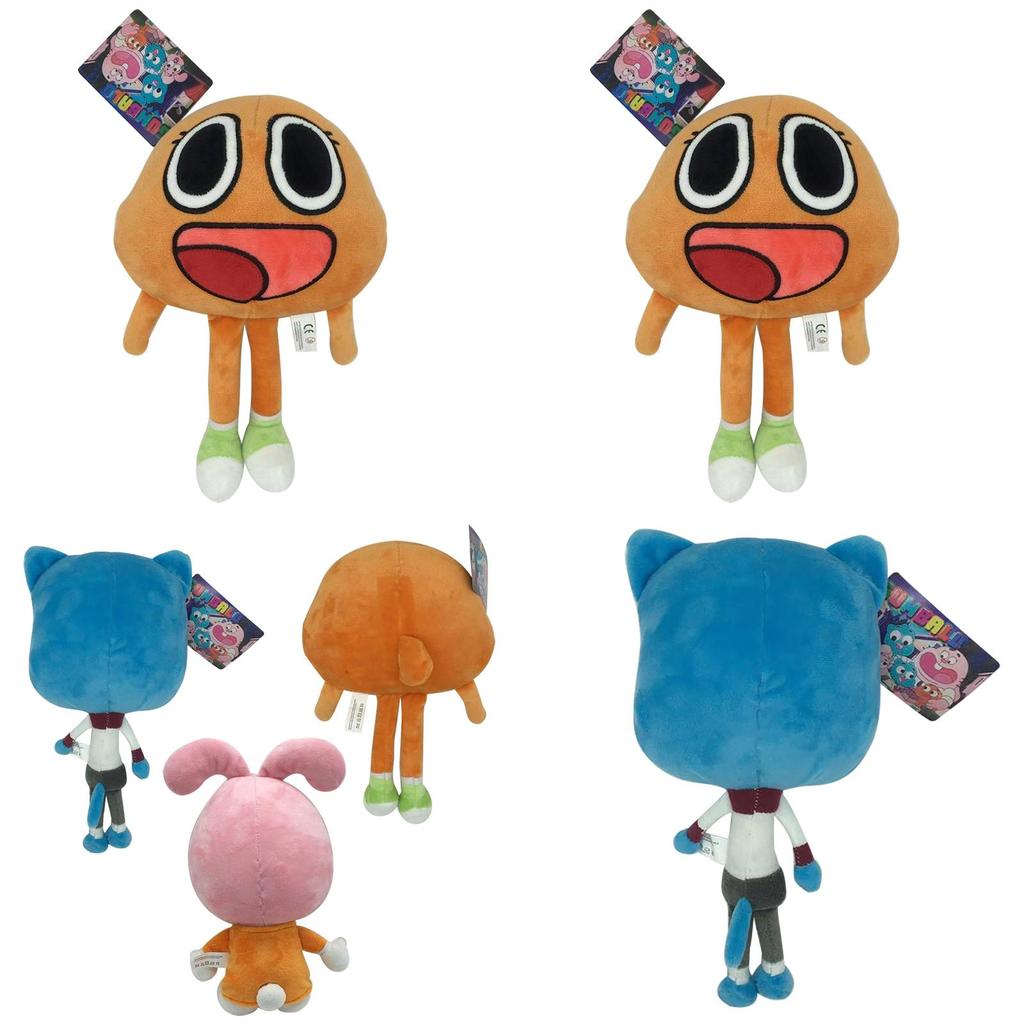Entzückendes und weiches 25 cm Darwin Plüschtier aus Die erstaunliche Welt von Gumball für Kinder