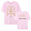 Florence The Machine Everybody Scream T Shirt Front Back Print Mystic Symbol Rock Print Tshirts Men Women Harajuku Hip Hop Punk Oversized T-shirt