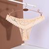 Bow Lace Seamless Panties Low Waist Mesh Lace Briefs Breathable Flower Underwear for Women  Girl