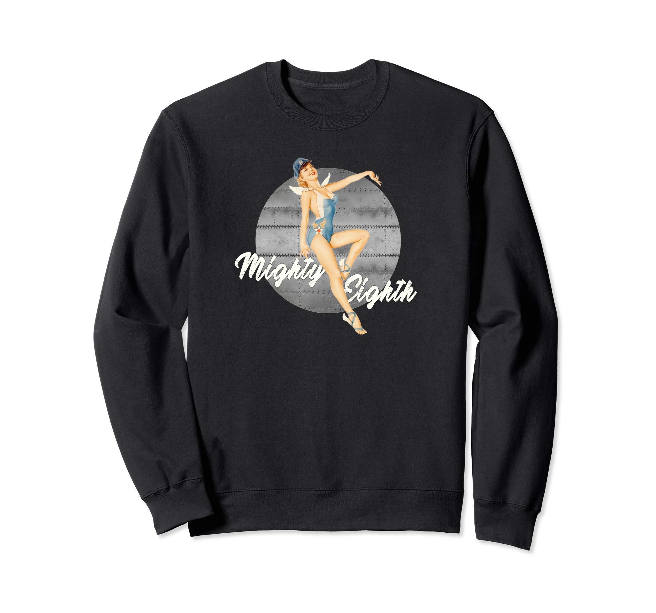 

Pin-up Girl WW2 Mighty Eights Retro Vintage Sweatshirt