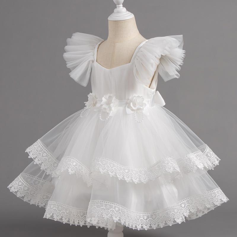 Little Girl's Puffy Princess Dress - Wedding, Birthday, Piano Performance Summer Outfit