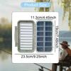 Fishing Tackle Box Storage Case Easy Grip Compartment Lightweight Jig Waterproof for