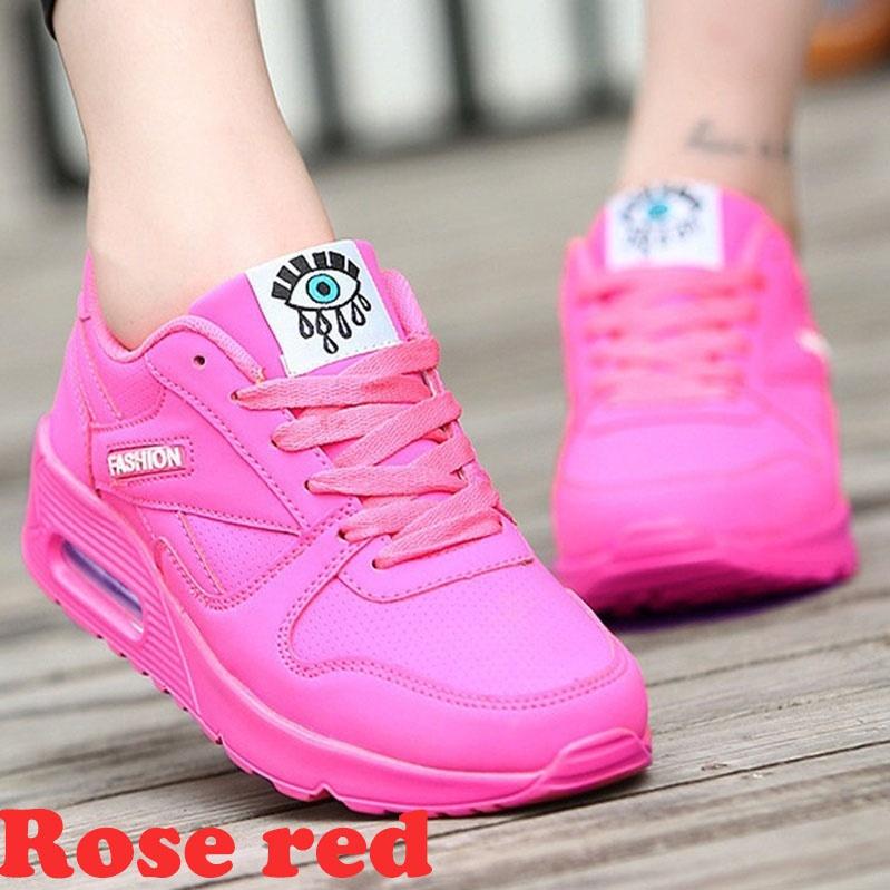 Runners Casual Shoes Women Breathable Mesh Cushion Flat Sneakers Outdoor Sport Fashion Trainers Shoes