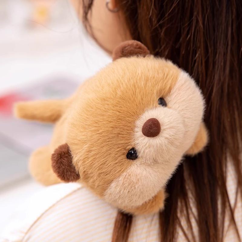 Lovelys Rabbit Plush Wrist Rest Pad Soft Red Panda Otter Fluffy Office Mouse Wrist Support Cushion Cute Things Birthday Gift