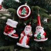 Creative Santa Claus Hanging Ornaments Waterproof Christmas Tree Decoration Pendant Window