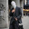 Black Color Full Ski Mask No Hole Design Head Cover Hat Fashion Balaclava Cap  Cosplay Events