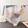 Luxury Brand 2026 Chain Print Square Silk Scarf for Women Hijab Hair Bands 70cm Neckerchief Female Satin Shawl Ribbon Headband