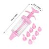 8Pcs Plastic Piping Nozzles Set For Cake Cookie Cream Puff Decorating With 8 Different Designs Food Grade PP Material